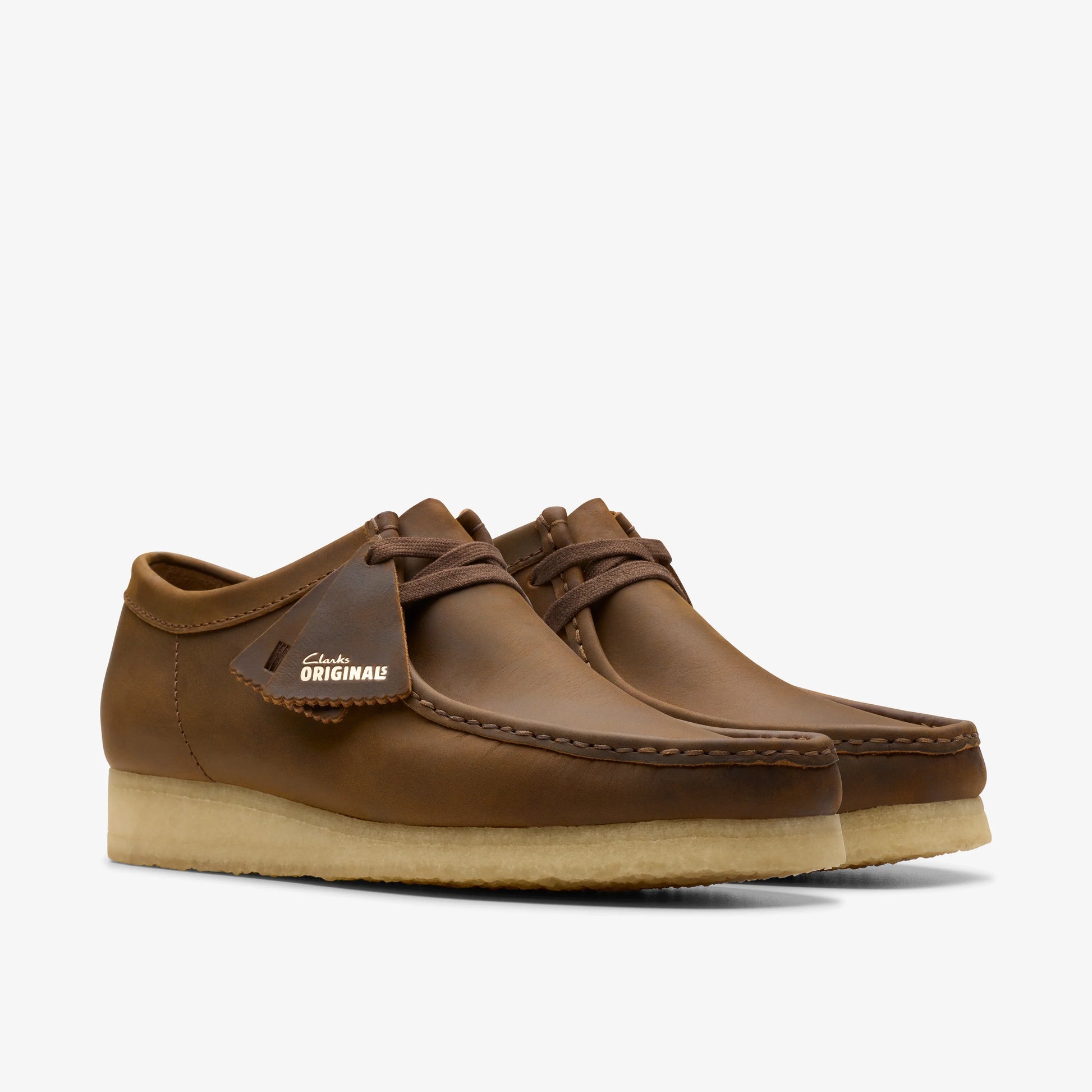 Zapatos Casual De La Marca Clarks  Para Hombre Modelo Wallabee Beeswax En Color Marrón