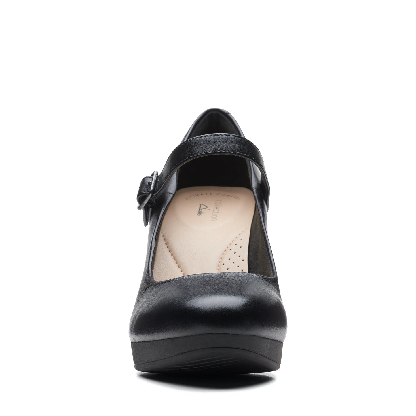 Zapatos De Vestir De La Marca Clarks Para Mujer Modelo Ambyr Shine Black Leather En Color Negro
