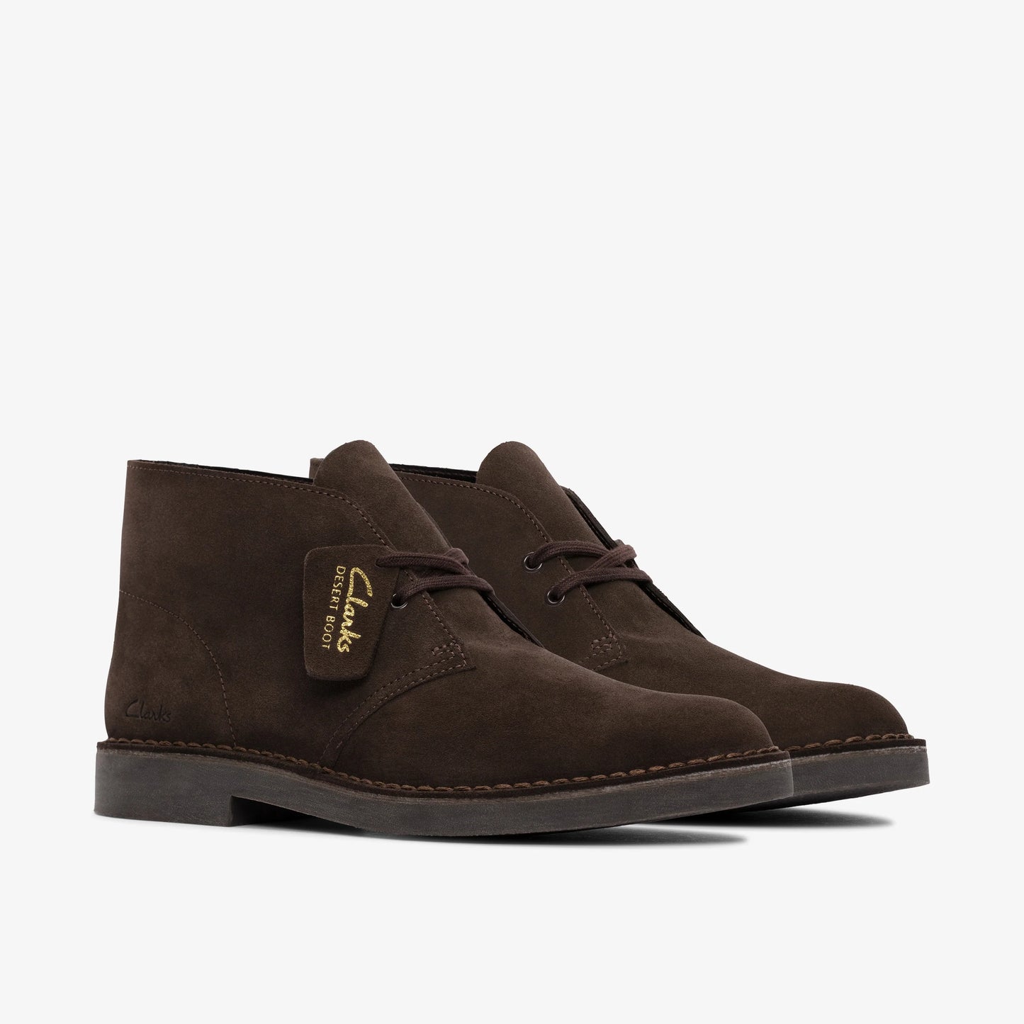 Botas De La Marca Clarks  Para Hombre Modelo Desert Bt Evo Dark Brown Suede En Color Marrón