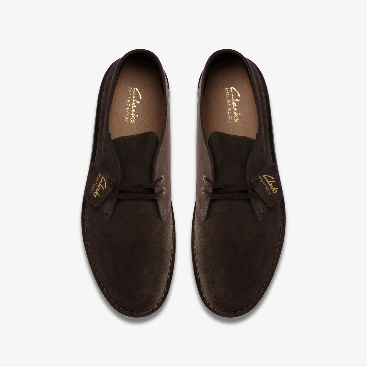 Botas De La Marca Clarks  Para Hombre Modelo Desert Bt Evo Dark Brown Suede En Color Marrón