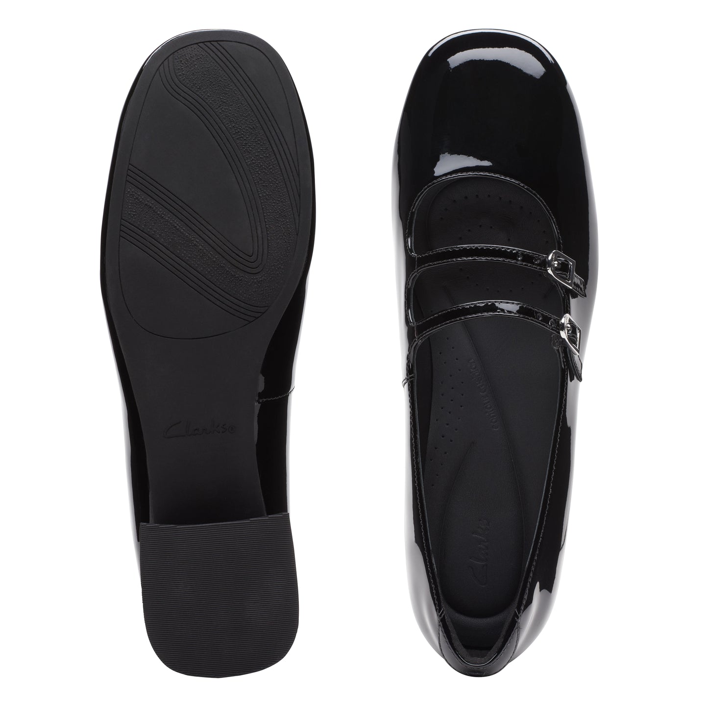 CLARKS | ZAPATOS DE VESTIR | MUJER | DAISS30 SHINE BLACK PATENT | NEGRO