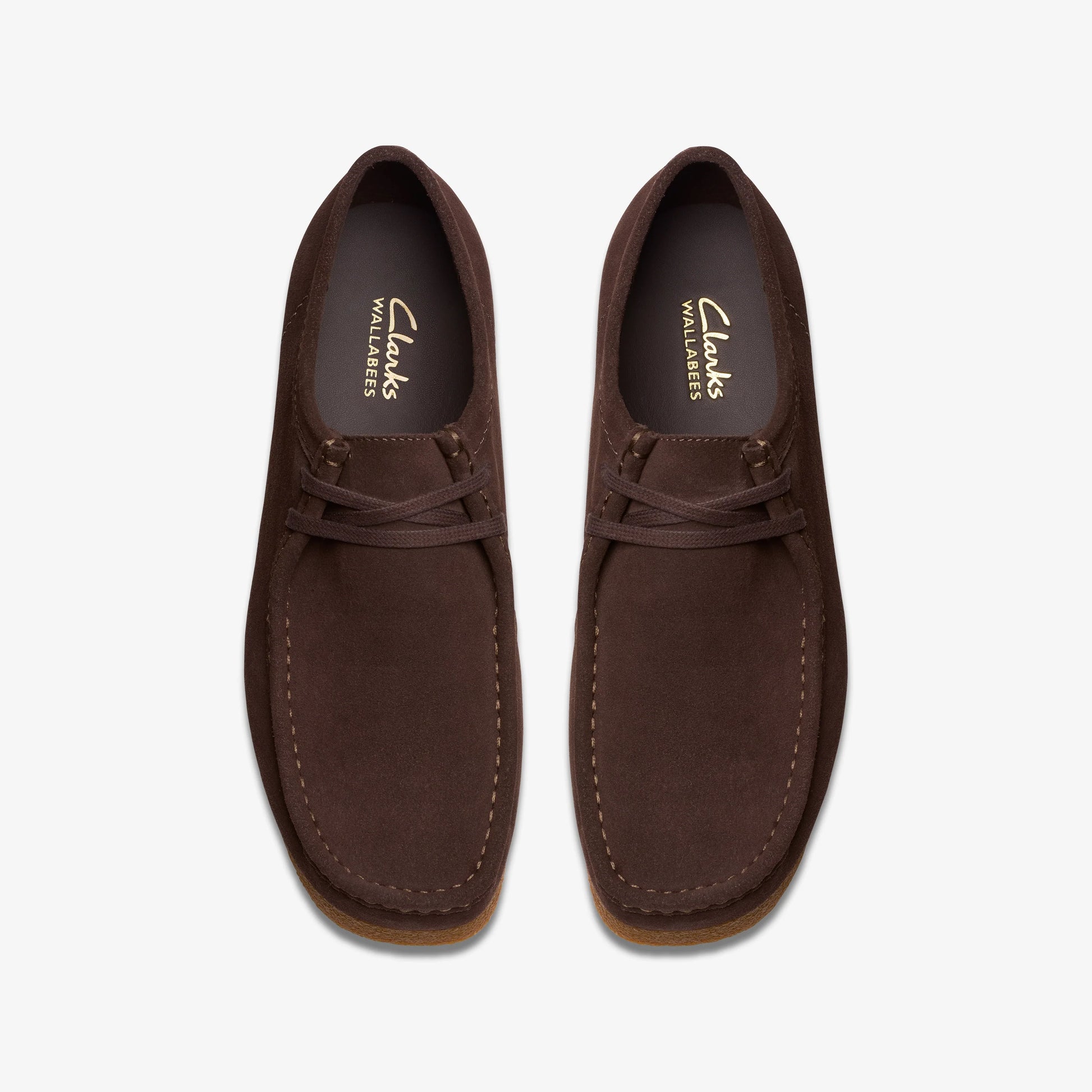 Zapatos Casual De La Marca Clarks  Para Hombre Modelo Wallabeeevo Dark Brown Suede En Color Marrón