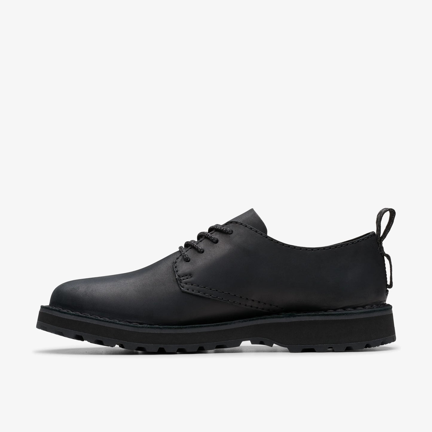 Zapatos Casual De La Marca Clarks  Para Hombre Modelo Solsbury Lace Black Leather En Color Negro