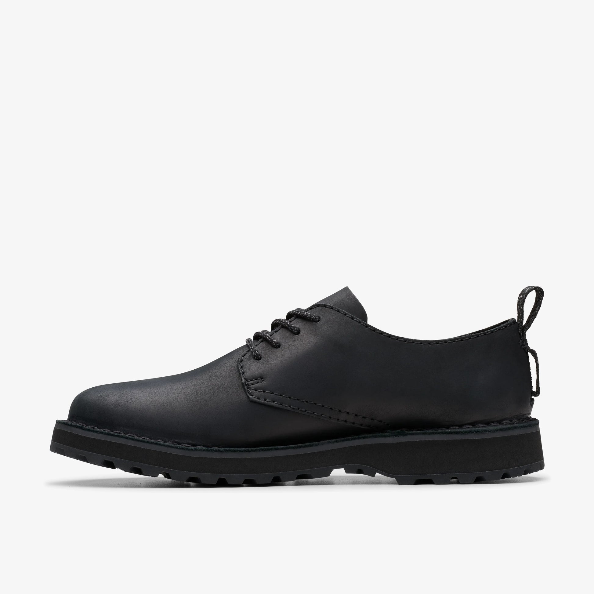 Zapatos Casual De La Marca Clarks  Para Hombre Modelo Solsbury Lace Black Leather En Color Negro