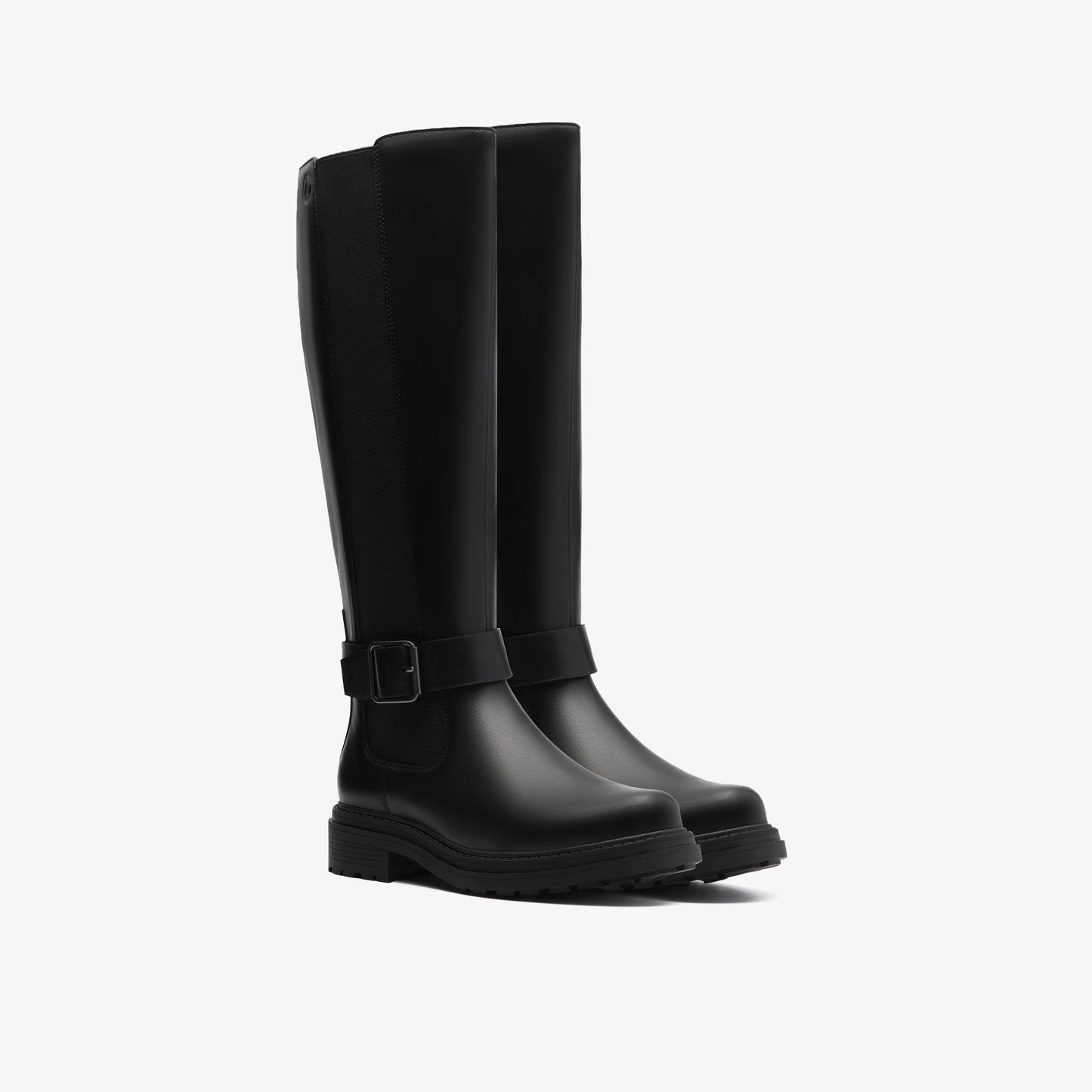 Botas De La Marca Clarks Para Mujer Modelo Orinoco3 Tall Black Leather En Color Negro