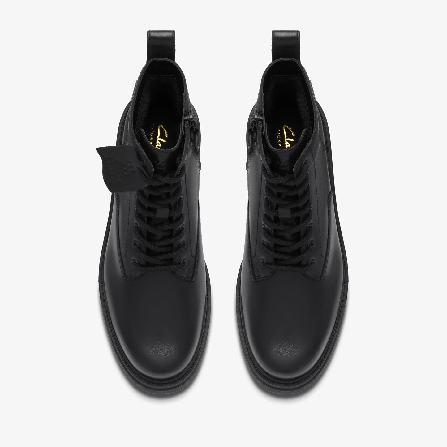 Botas De La Marca Clarks Para Mujer Modelo Orinoco3Stygtx Black Wlined Lea En Color Negro