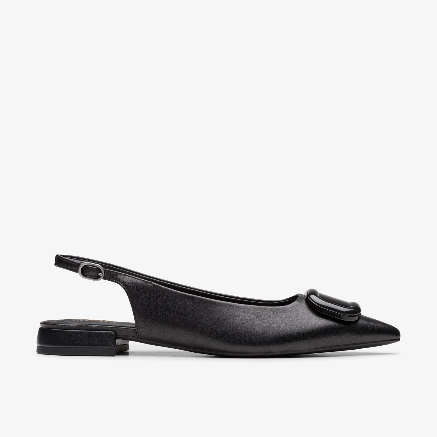 CLARKS | ZAPATOS DE VESTIR | MUJER | SENSA 15 TRIM BLACK LEATHER | NEGRO