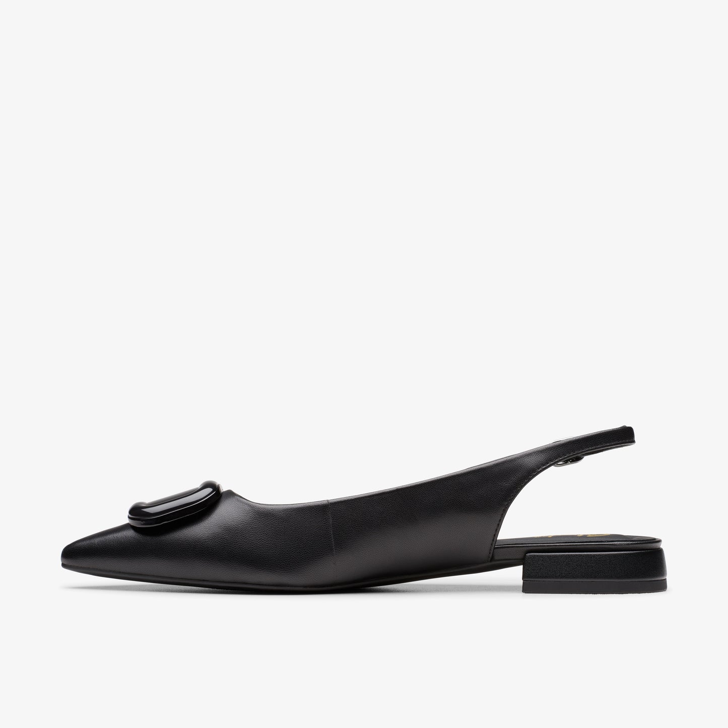 CLARKS | ZAPATOS DE VESTIR | MUJER | SENSA 15 TRIM BLACK LEATHER | NEGRO