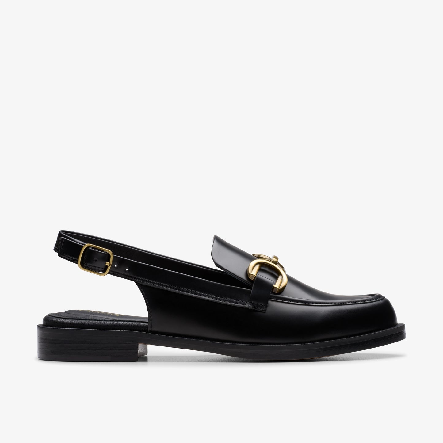 CLARKS | MOCASINES | MUJER | STRAVEN SLING BLACK LEATHER | NEGRO