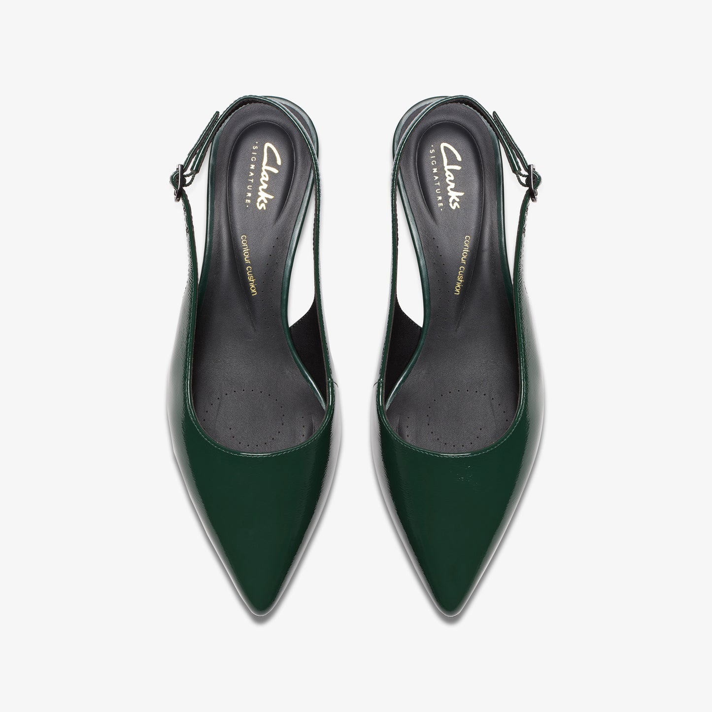 CLARKS | ZAPATOS DE VESTIR | MUJER | ZAREY SLING DARK GREEN | VERDE
