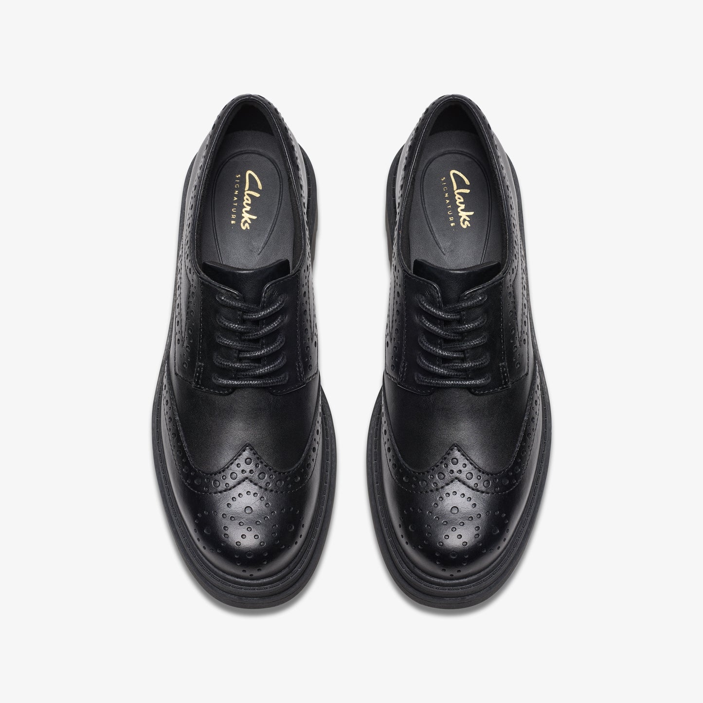 CLARKS |ZAPATOS DE VESTIR | MUJER | ORINOCO3 DERBY BLACK LEATHER | NEGRO