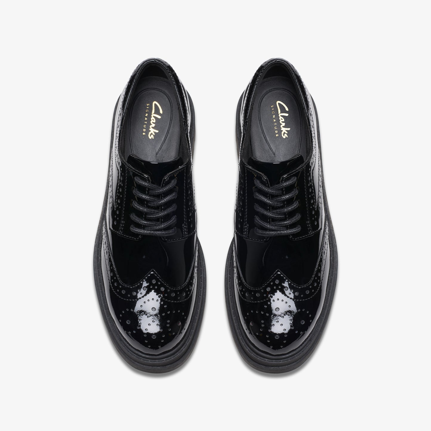 CLARKS | ZAPATOS DE VESTIR | MUJER | ORINOCO3 DERBY BLACK PATENT | NEGRO
