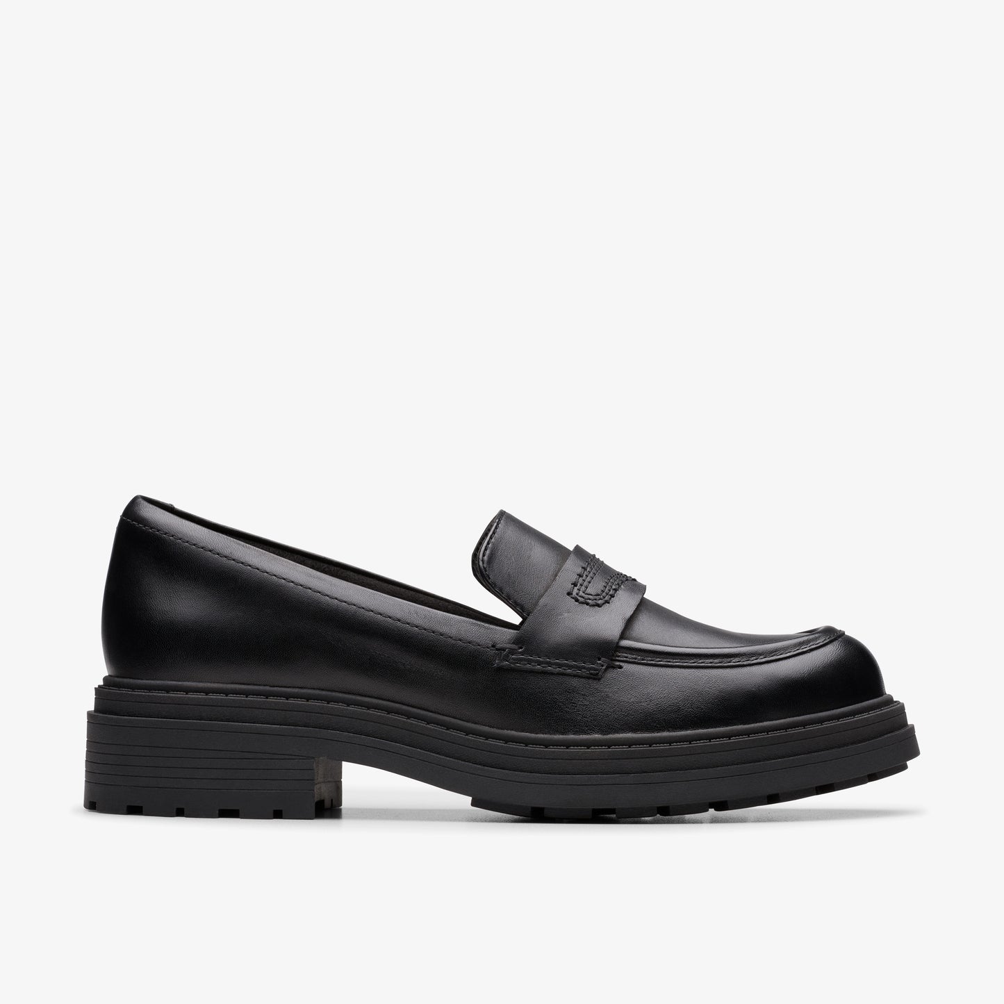 CLARKS | ZAPATOS CASUAL | MUJER | ORINOCO3 EDGE BLACK LEATHER | NEGRO