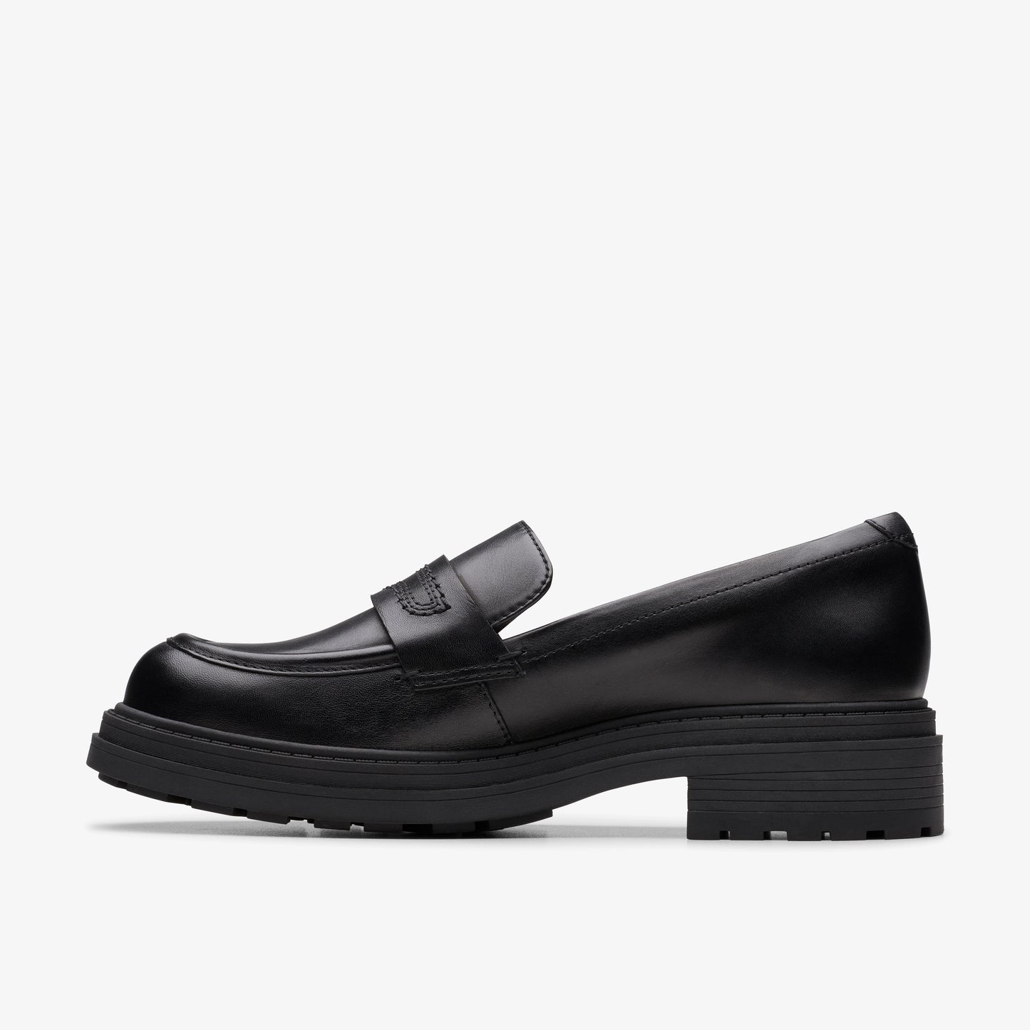 CLARKS | ZAPATOS CASUAL | MUJER | ORINOCO3 EDGE BLACK LEATHER | NEGRO