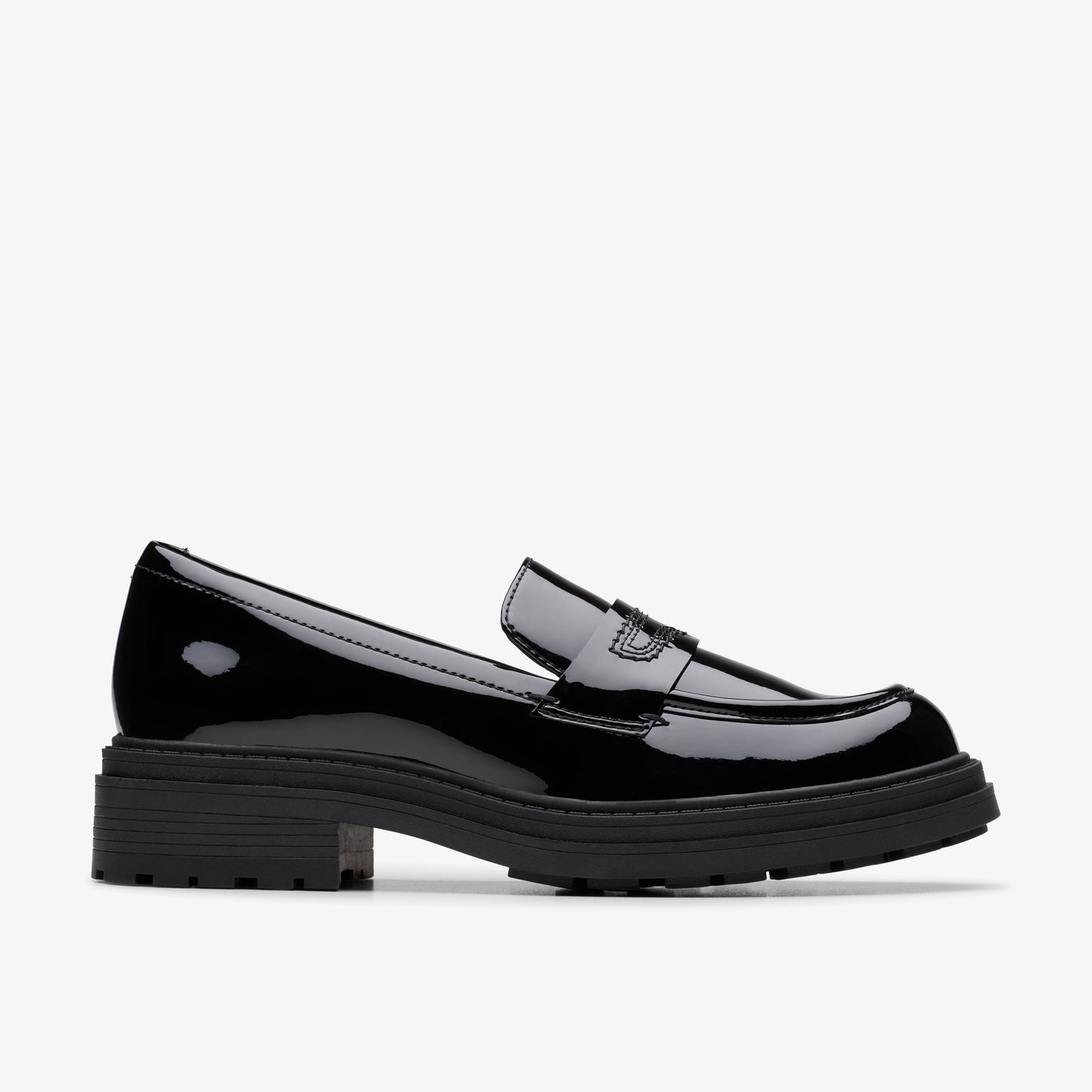 CLARKS | MOCASINES | MUJER | ORINOCO3 EDGE BLACK PATENT | BURDEOS