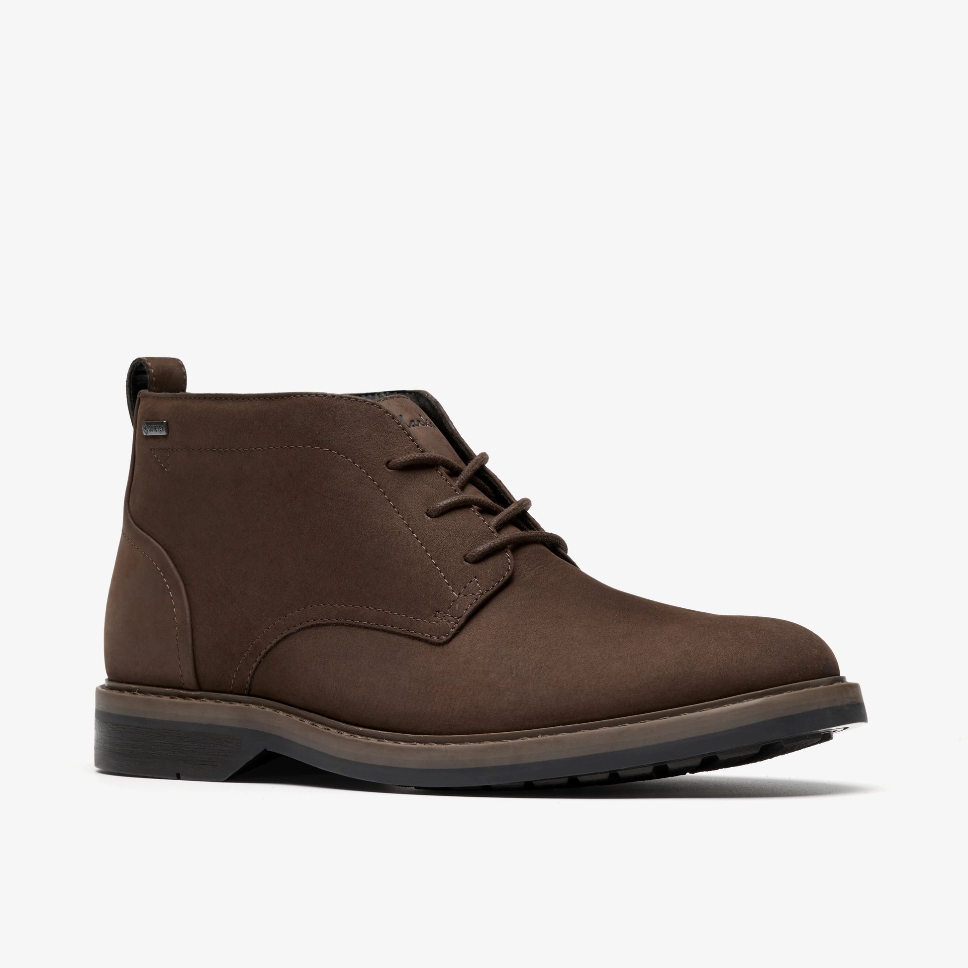 Botas De La Marca Clarks  Para Hombre Modelo Aldwin Mid Gtx Brown Nubuck En Color Marrón