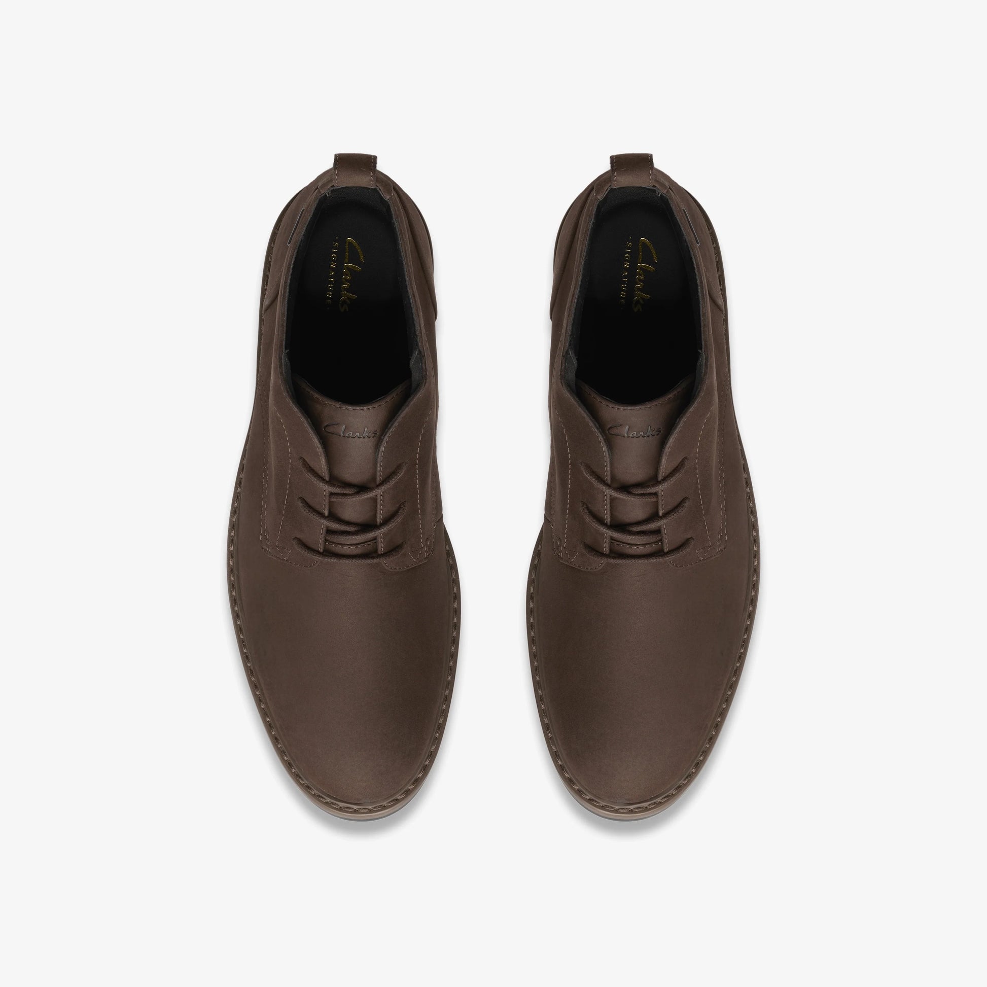 Botas De La Marca Clarks  Para Hombre Modelo Aldwin Mid Gtx Brown Nubuck En Color Marrón