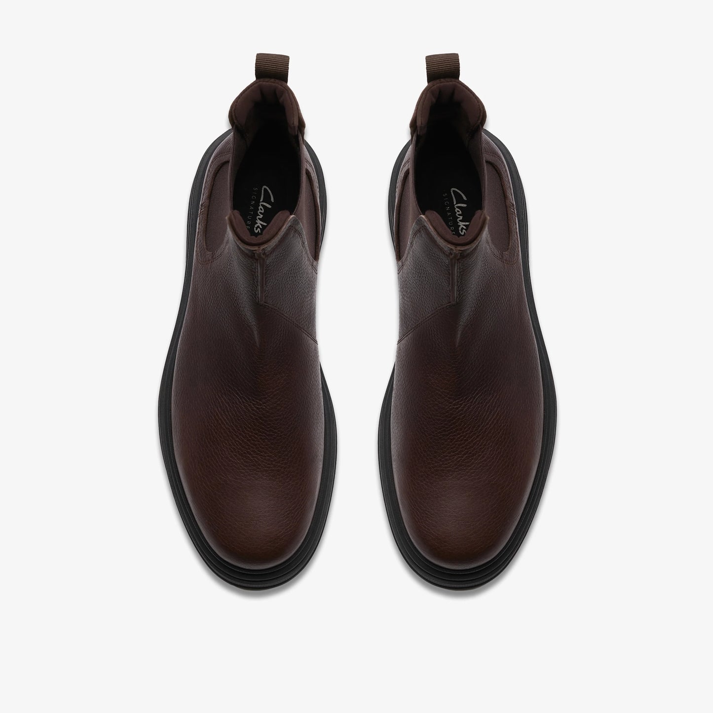 Botas De La Marca Clarks Para Hombre Modelo Badbury Easy Dark Brown Lea En Color Marrón