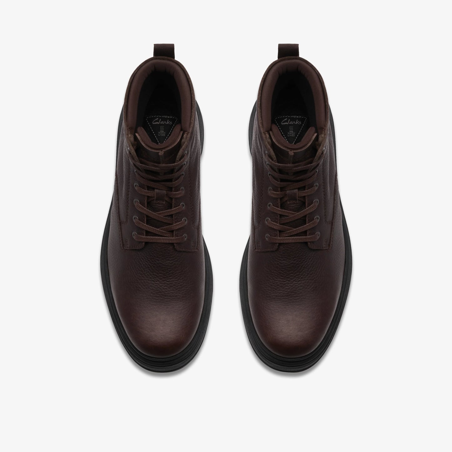 Botas De La Marca Clarks Para Hombre Modelo Badbury Hi Wp Brown Wlined Lea En Color Marrón