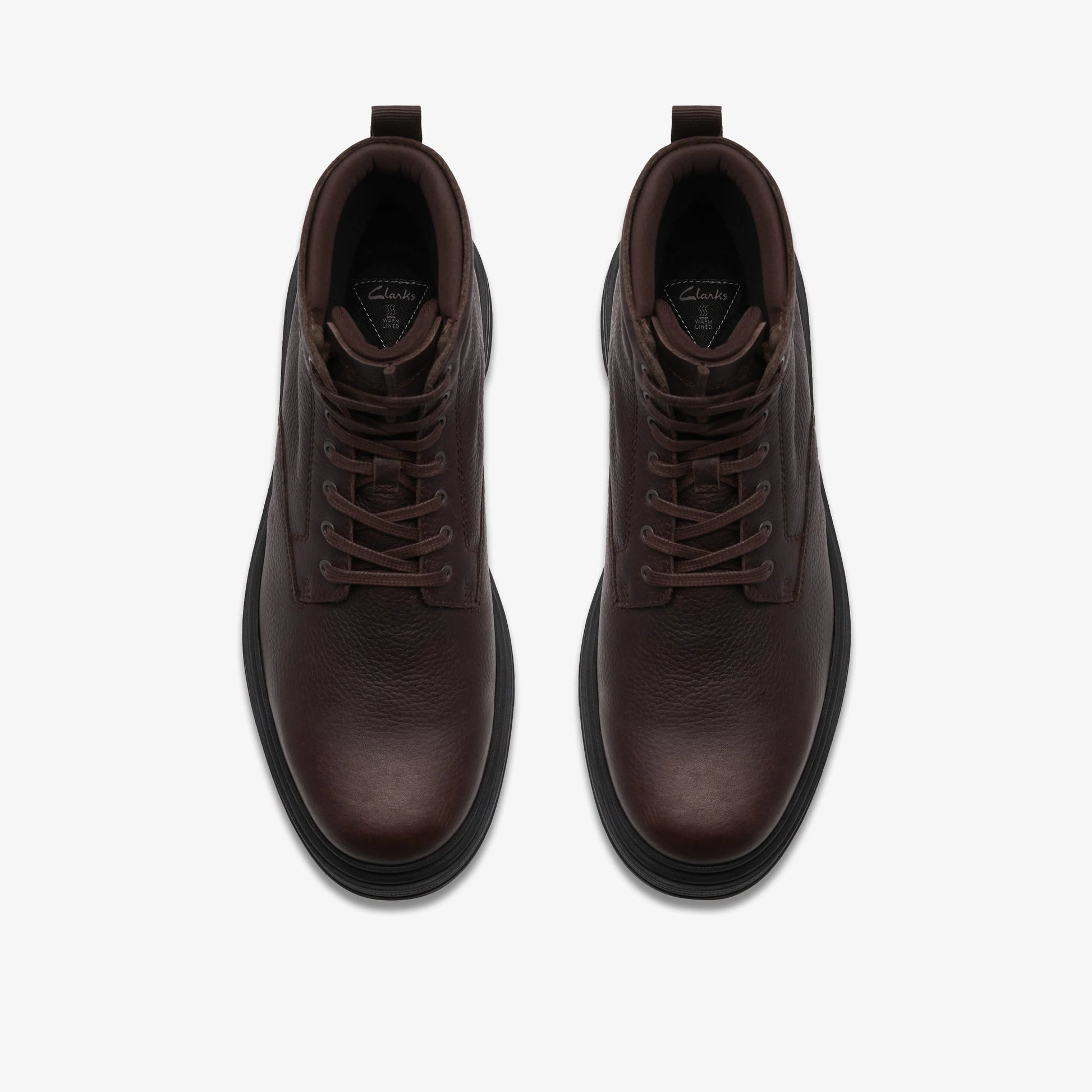 Botas De La Marca Clarks  Para Hombre Modelo Badbury Hi Wp Brown Wlined Lea En Color Marrón