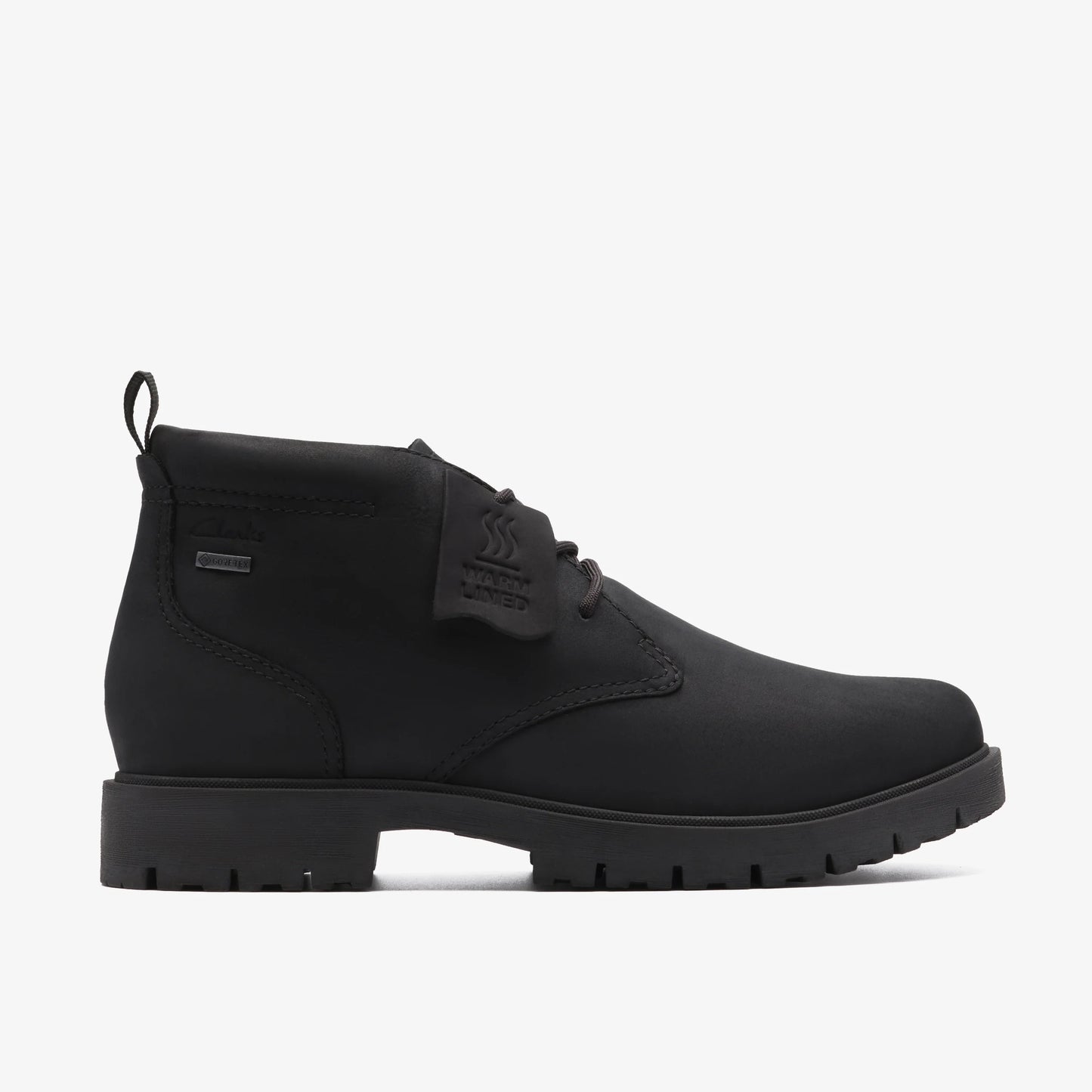 Botas De La Marca Clarks Para Hombre Modelo Berhill Midgtx Black Wlined Lea En Color Negro
