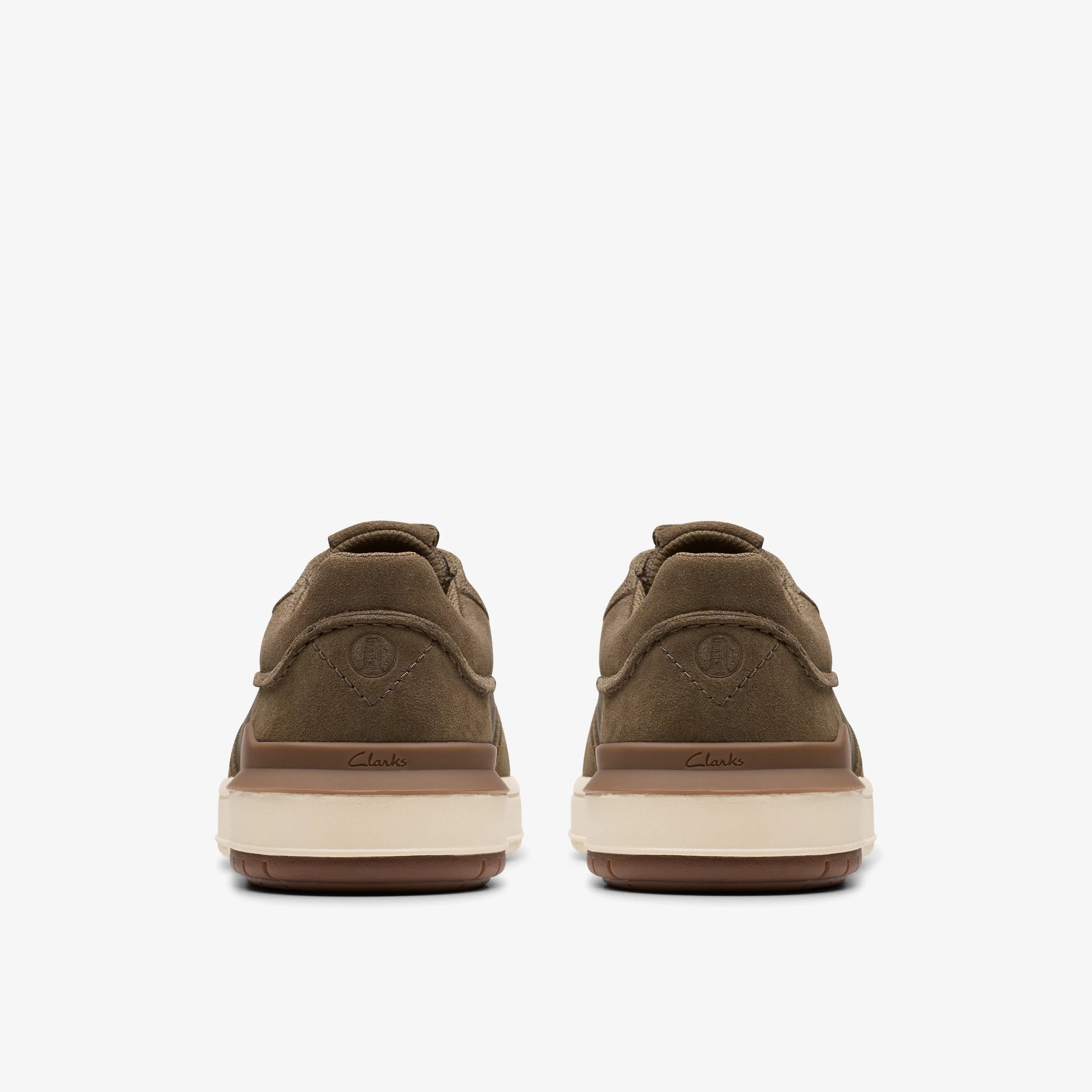 Sneakers De La Marca Clarks  Para Hombre Modelo Courtlite2 Lo Khaki Suede En Color Caqui