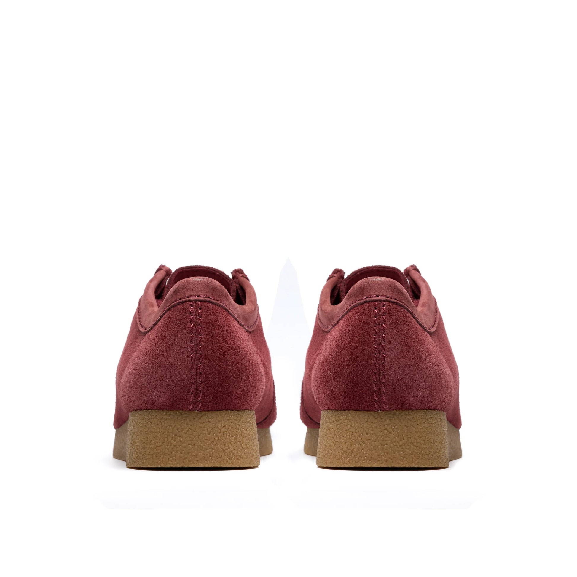 Zapatos Casual De La Marca Clarks  Para Hombre Modelo Wallabeeevo Burgundy Suede En Color Rojo