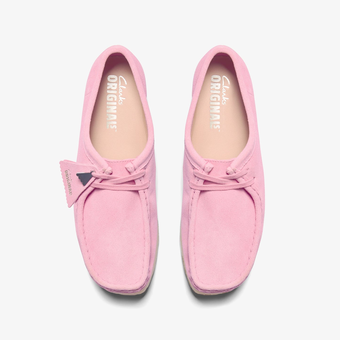 Sandalias De La Marca Clarks Para Mujer Modelo Wallabee. Candy Pink En Color Azul