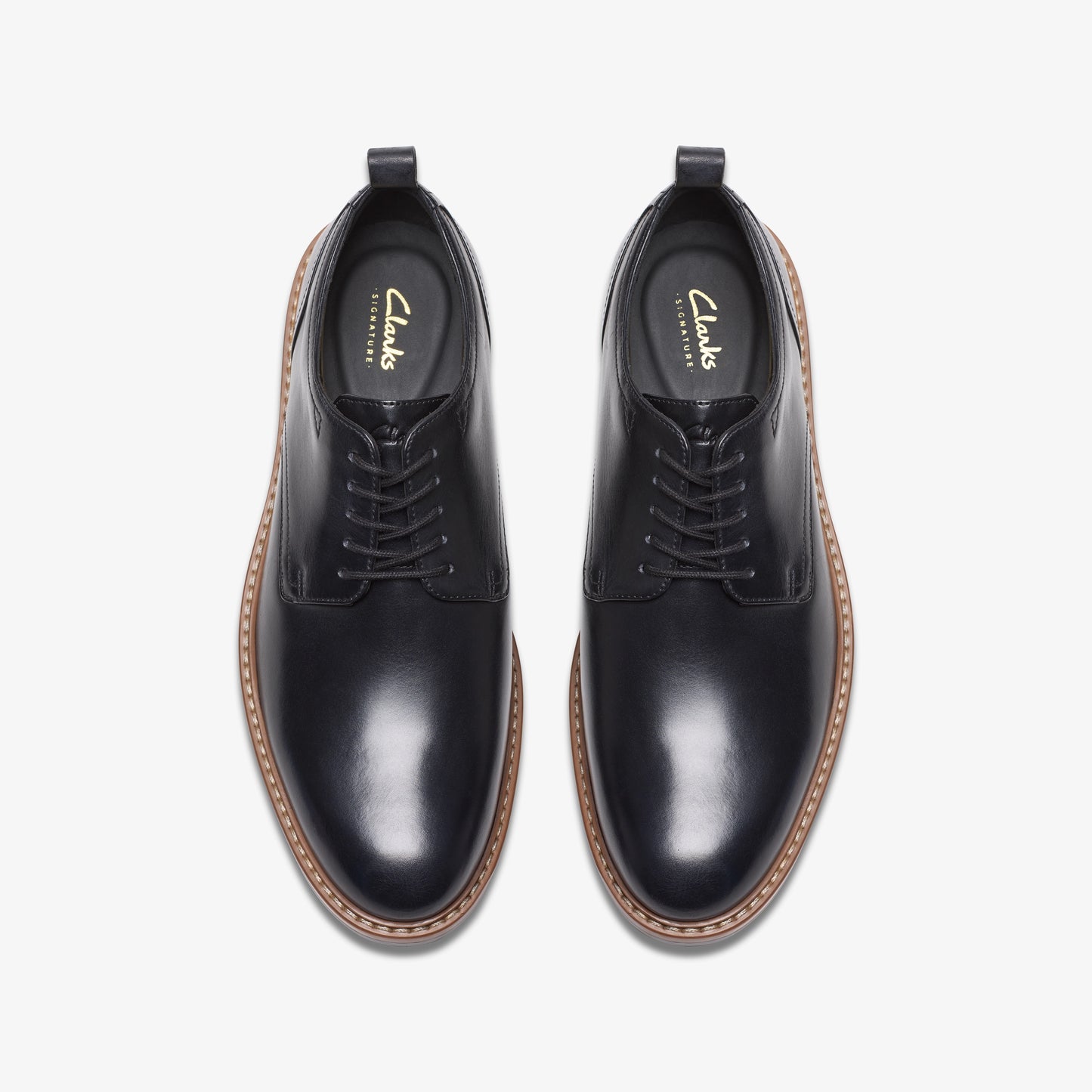 CLARKS | ZAPATOS DE VESTIR | HOMBRE | ALDWIN LACE BLACK LEATHER | NEGRO