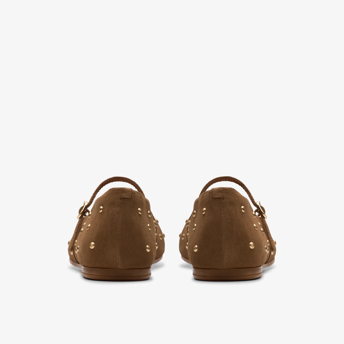 CLARKS | BAILARINAS | MUJER | LIVIA STUD WALNUT SUEDE | MARRÓN