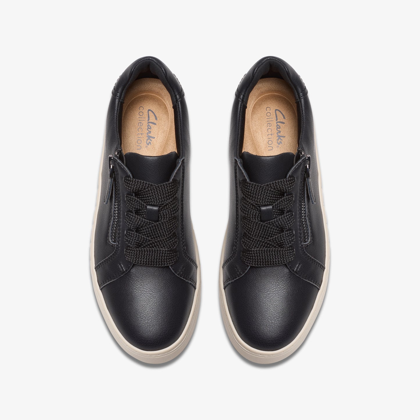 CLARKS | ZAPATOS CASUAL | MUJER | MYKAH JOY BLACK LEATHER | NEGRO