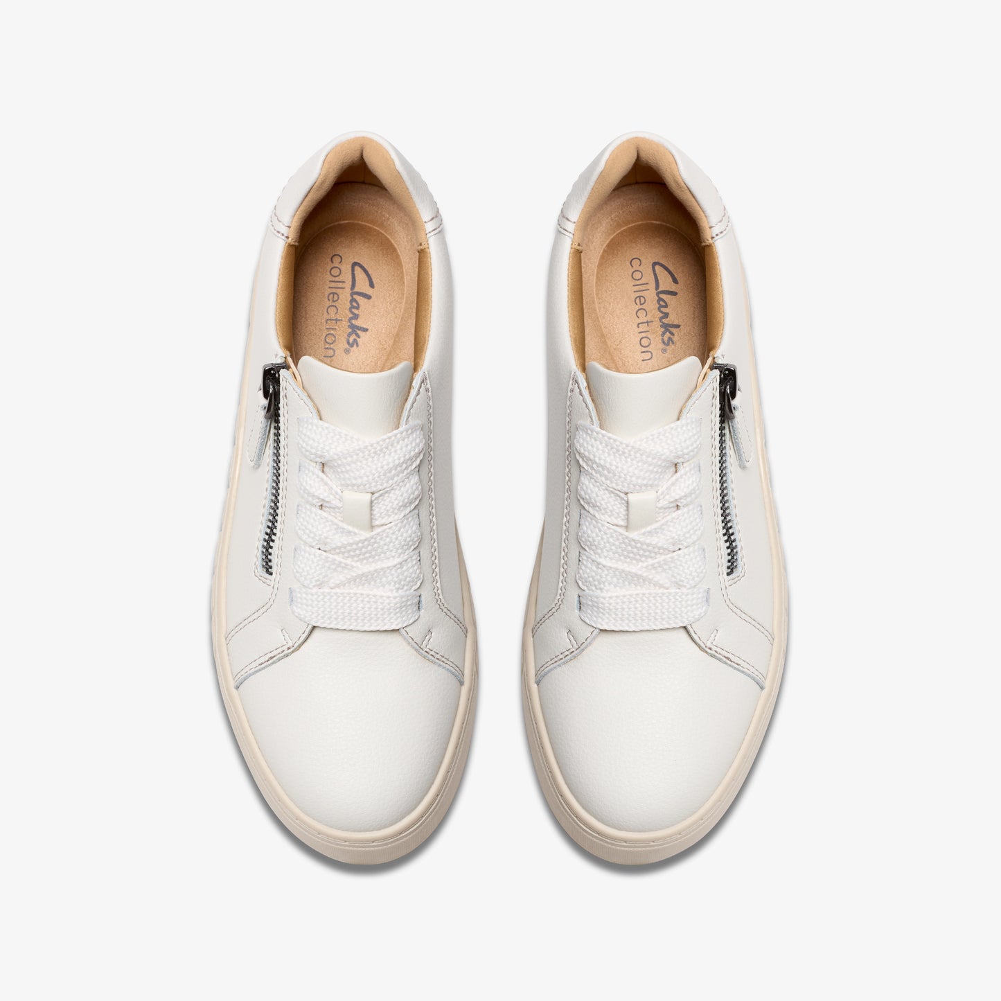 CLARKS | ZAPATOS CASUAL | MUJER | MYKAH JOY OFF WHITE LEATHER | BLANCO