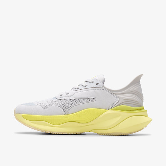 Sneakers De La Marca Clarks  Para Mujer Modelo Clarks Pace. Lime Combi En Color Verde