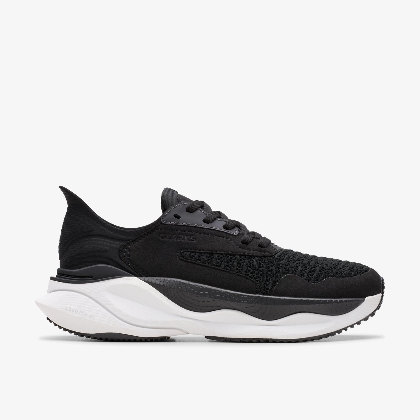 CLARKS | SNEAKERS | MUJER | CLARKS PACE BLACK/WHITE | NEGRO