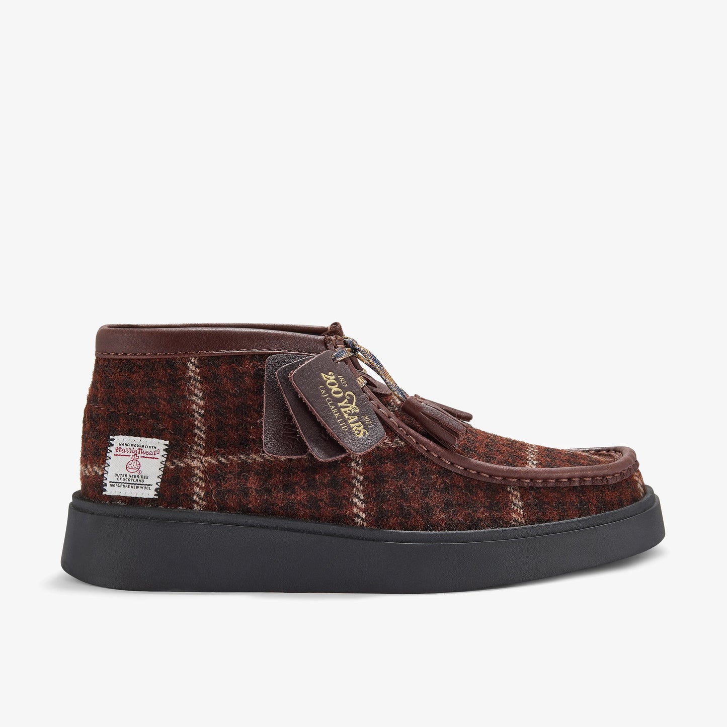 Botas De La Marca Clarks Para Hombre Modelo Torview Hi Burgundy Combi En Color Rojo
