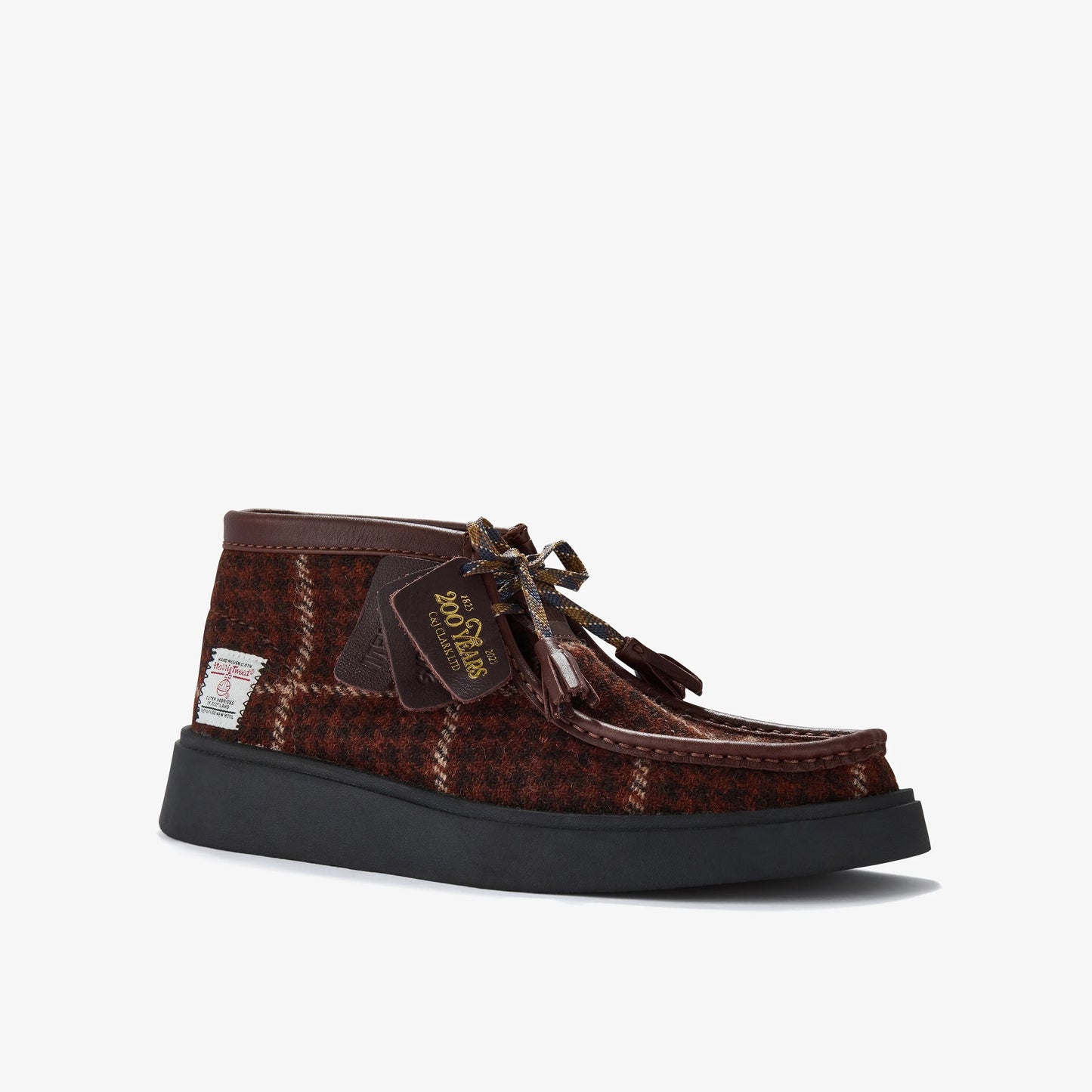 Botas De La Marca Clarks Para Hombre Modelo Torview Hi Burgundy Combi En Color Rojo