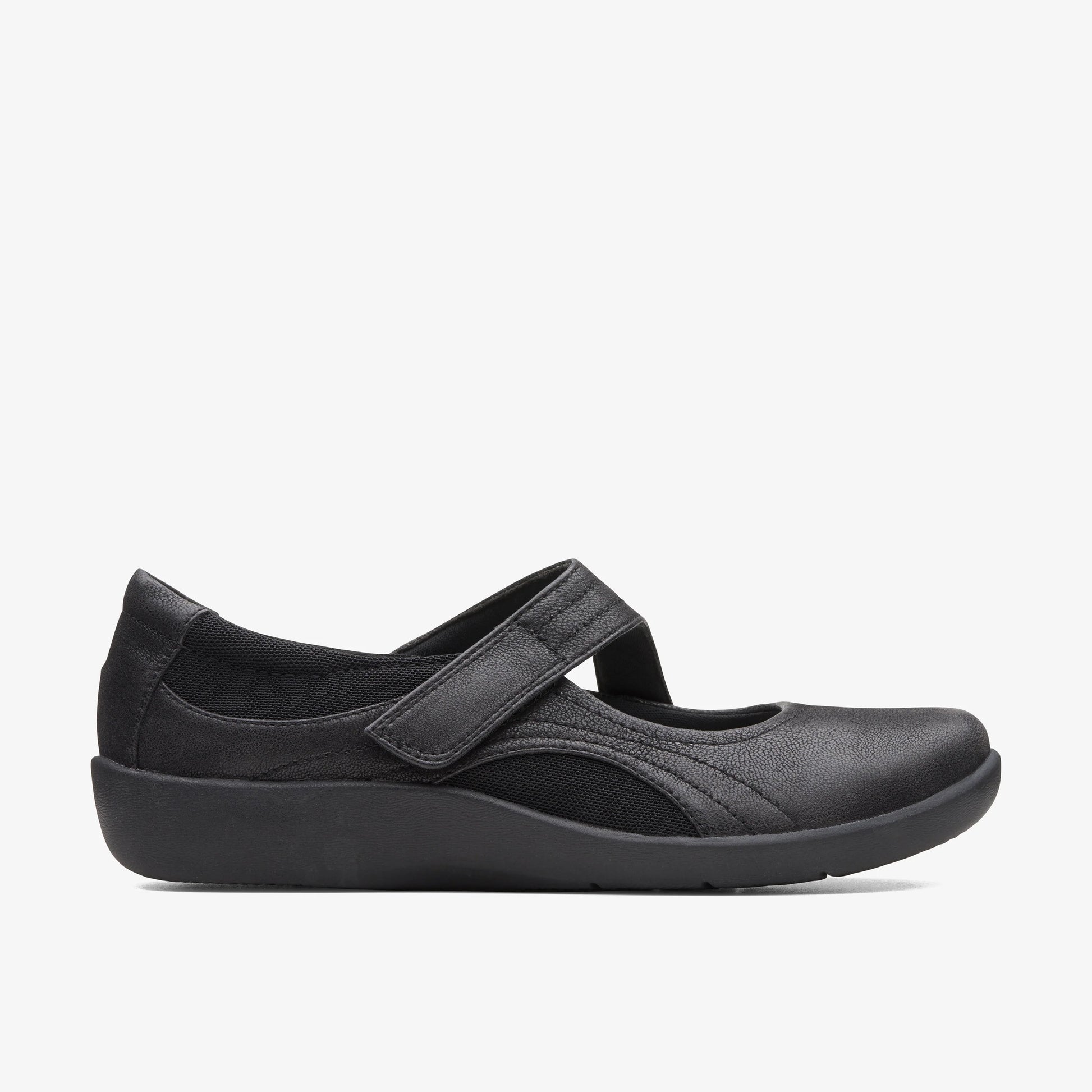 Zapatos Casual De La Marca Clarks  Para Mujer Modelo Sillian Bella Black En Color Negro