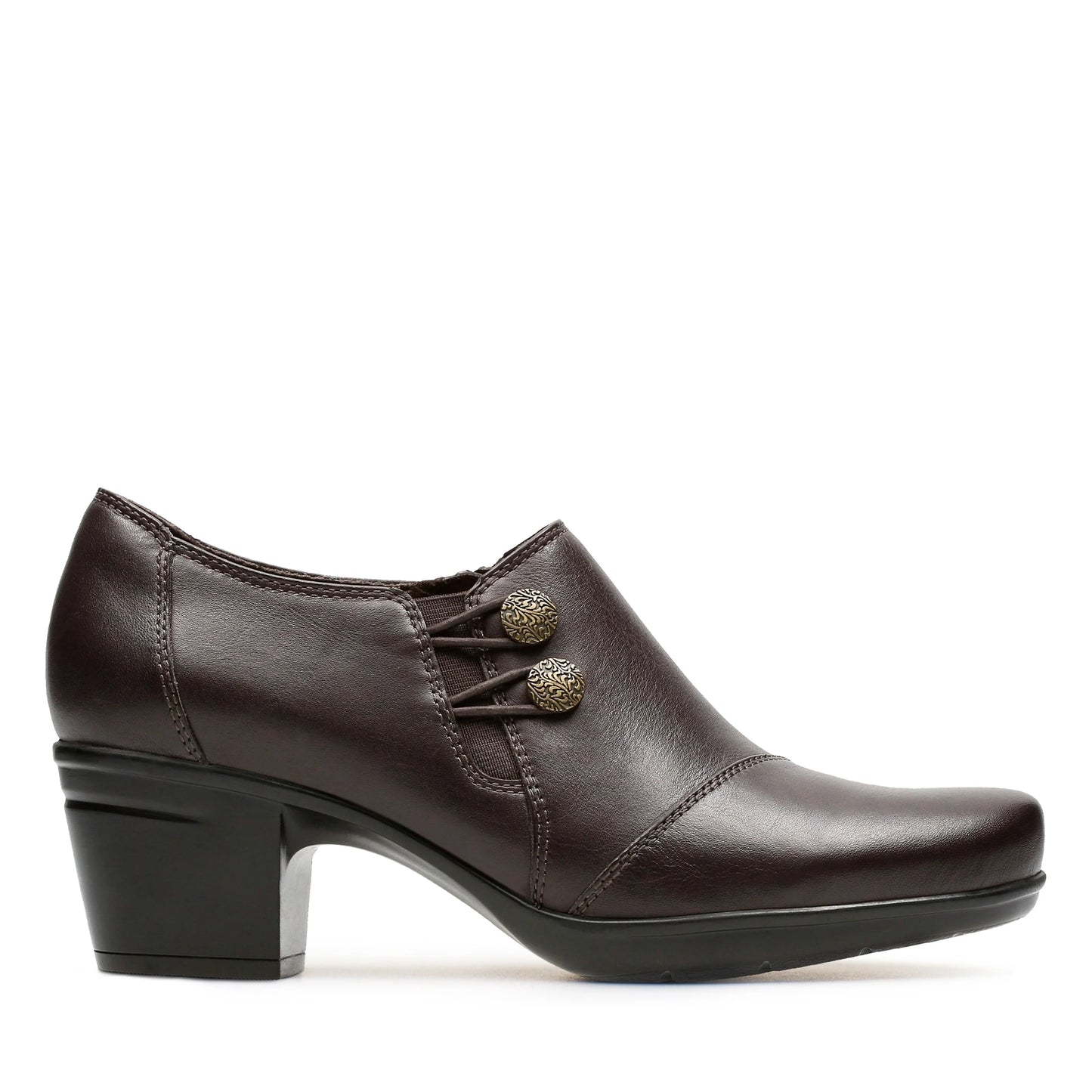 Zapatos Casual De La Marca Clarks  Para Mujer Modelo Emslie Warren Dark Brown En Color Marrón