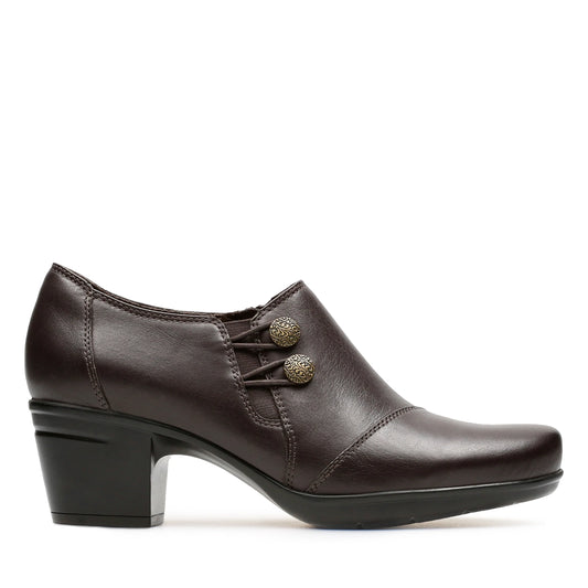 Zapatos Casual De La Marca Clarks  Para Mujer Modelo Emslie Warren Dark Brown En Color Marrón