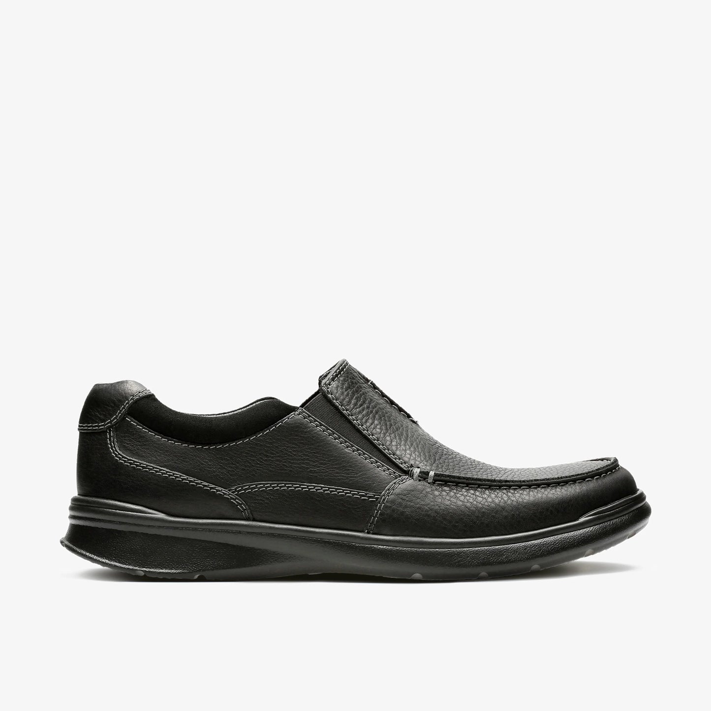 Zapatos Casual De La Marca Clarks Para Hombre Modelo Cotrell Free Black Oily Lea En Color Negro