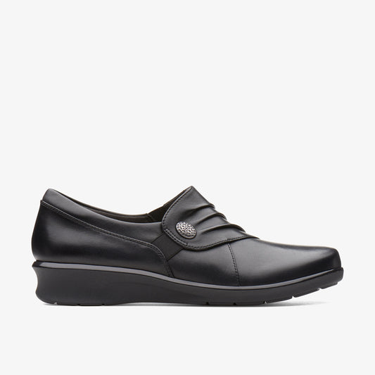 Zapatos Casual De La Marca Clarks  Para Mujer Modelo Hope Roxanne Black En Color Negro