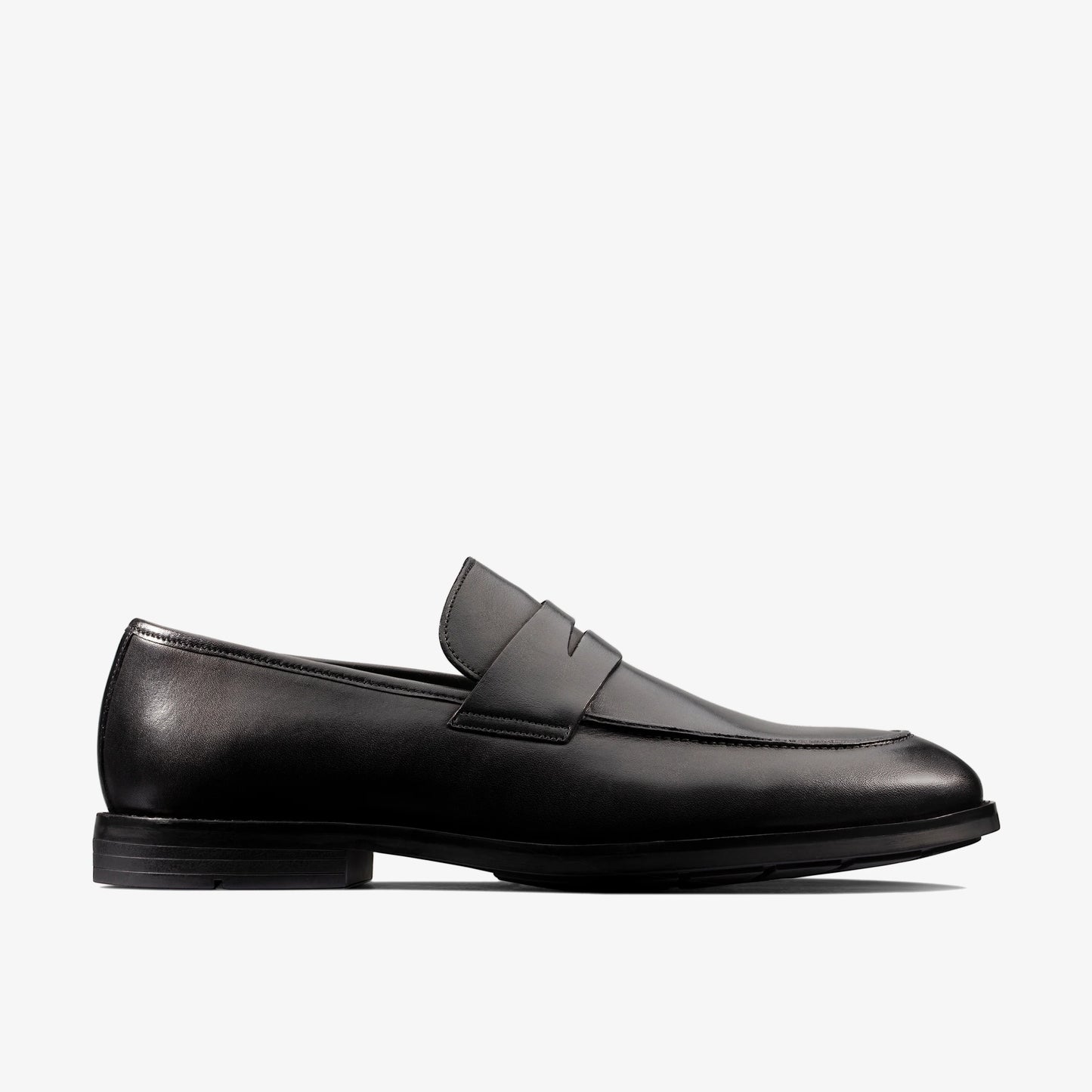 Zapatos De Vestir De La Marca Clarks Para Hombre Modelo Ronnie Step Black Leather En Color Negro