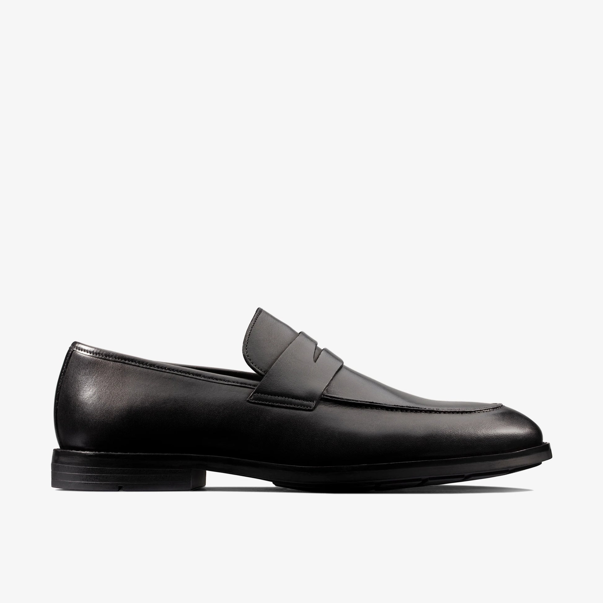 Zapatos De Vestir De La Marca Clarks  Para Hombre Modelo Ronnie Step Black Leather En Color Negro