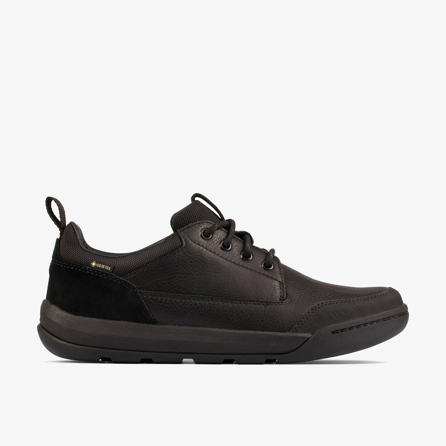 Zapatos Casual De La Marca Clarks  Para Hombre Modelo Ashcombelogtx Black Leather En Color Negro