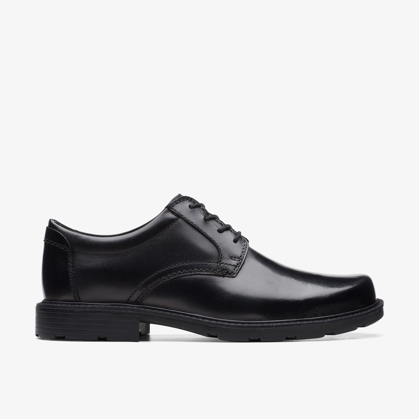 Zapatos De Vestir De La Marca Clarks  Para Hombre Modelo Kerton Lace Black Leather En Color Negro