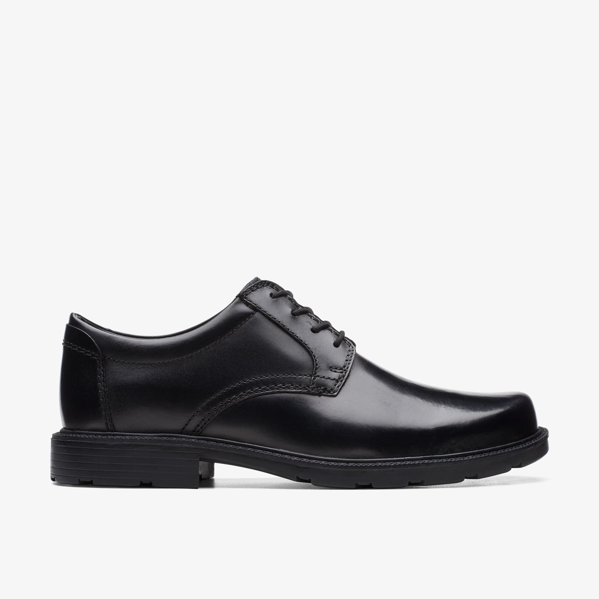 Zapatos De Vestir De La Marca Clarks  Para Hombre Modelo Kerton Lace Black Leather En Color Negro