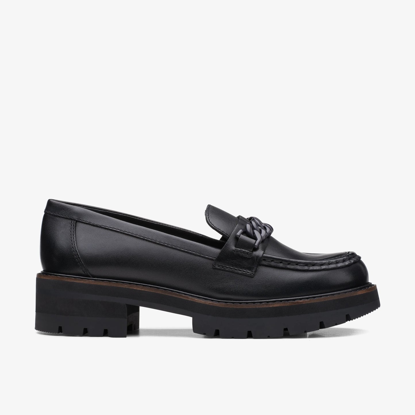 Zapatos Casual De La Marca Clarks  Para Mujer Modelo Orianna Edge Black Leather En Color Negro