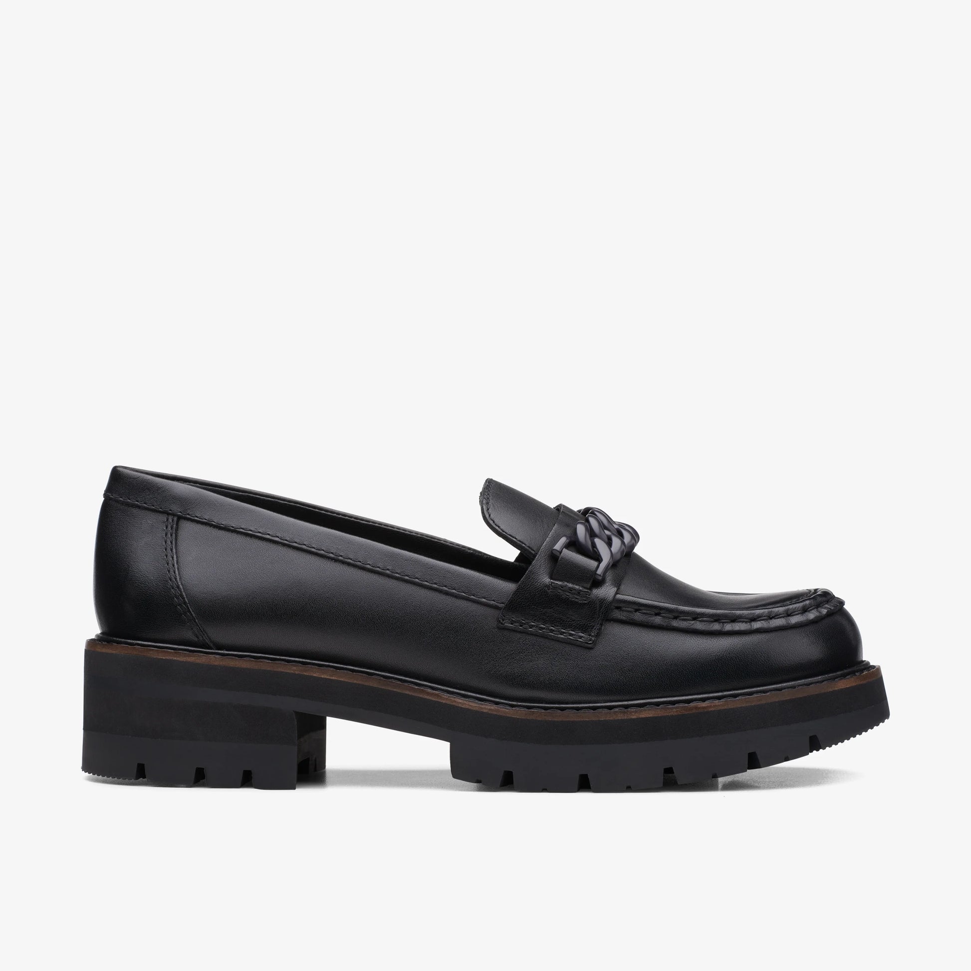 Zapatos Casual De La Marca Clarks  Para Mujer Modelo Orianna Edge Black Leather En Color Negro