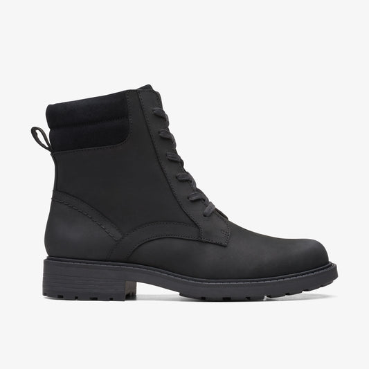 Botas De La Marca Clarks  Para Mujer Modelo Orinoco2 Spice Black Leather En Color Negro