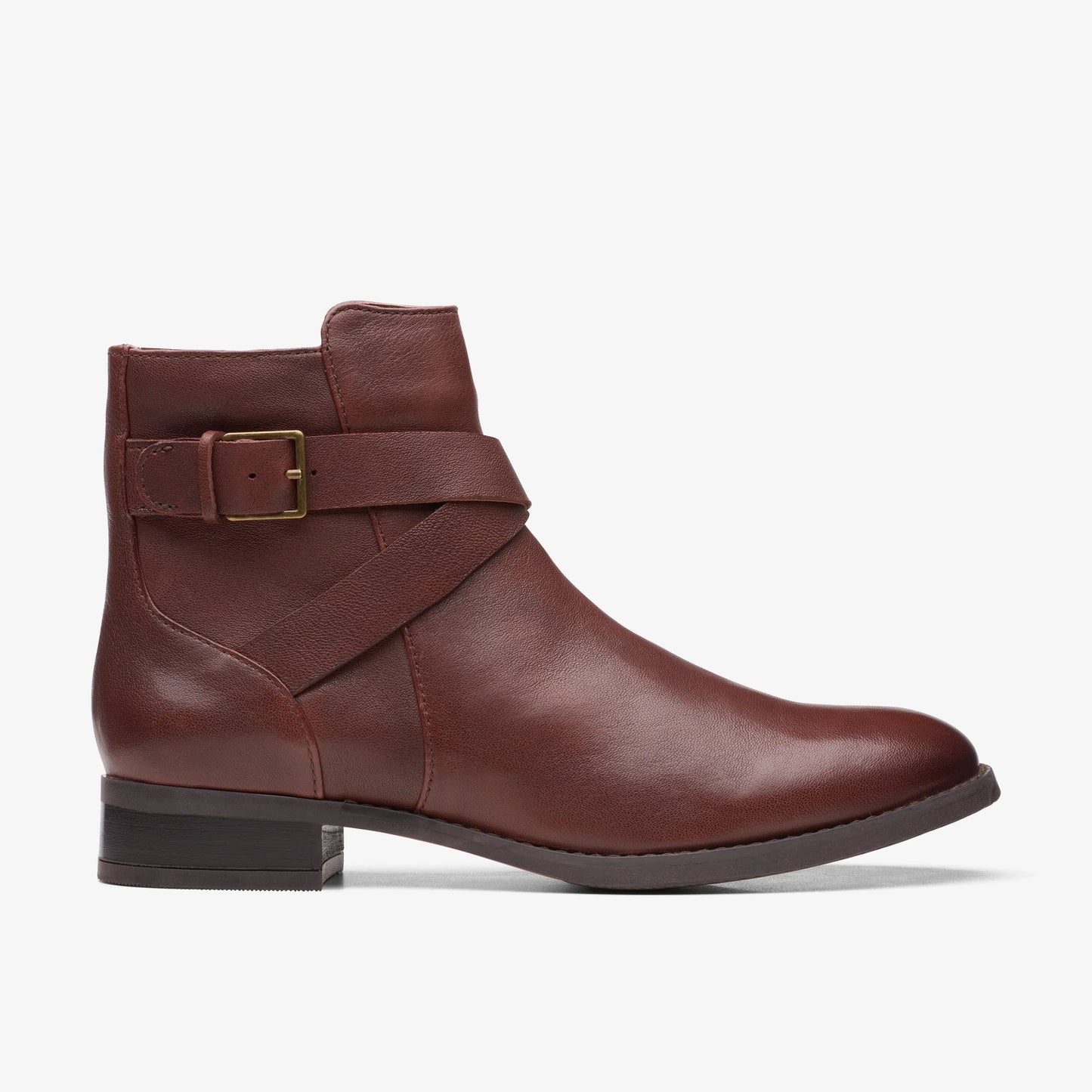 Botas De La Marca Clarks  Para Mujer Modelo Hamble Buckle British Tan Lea En Color Marrón